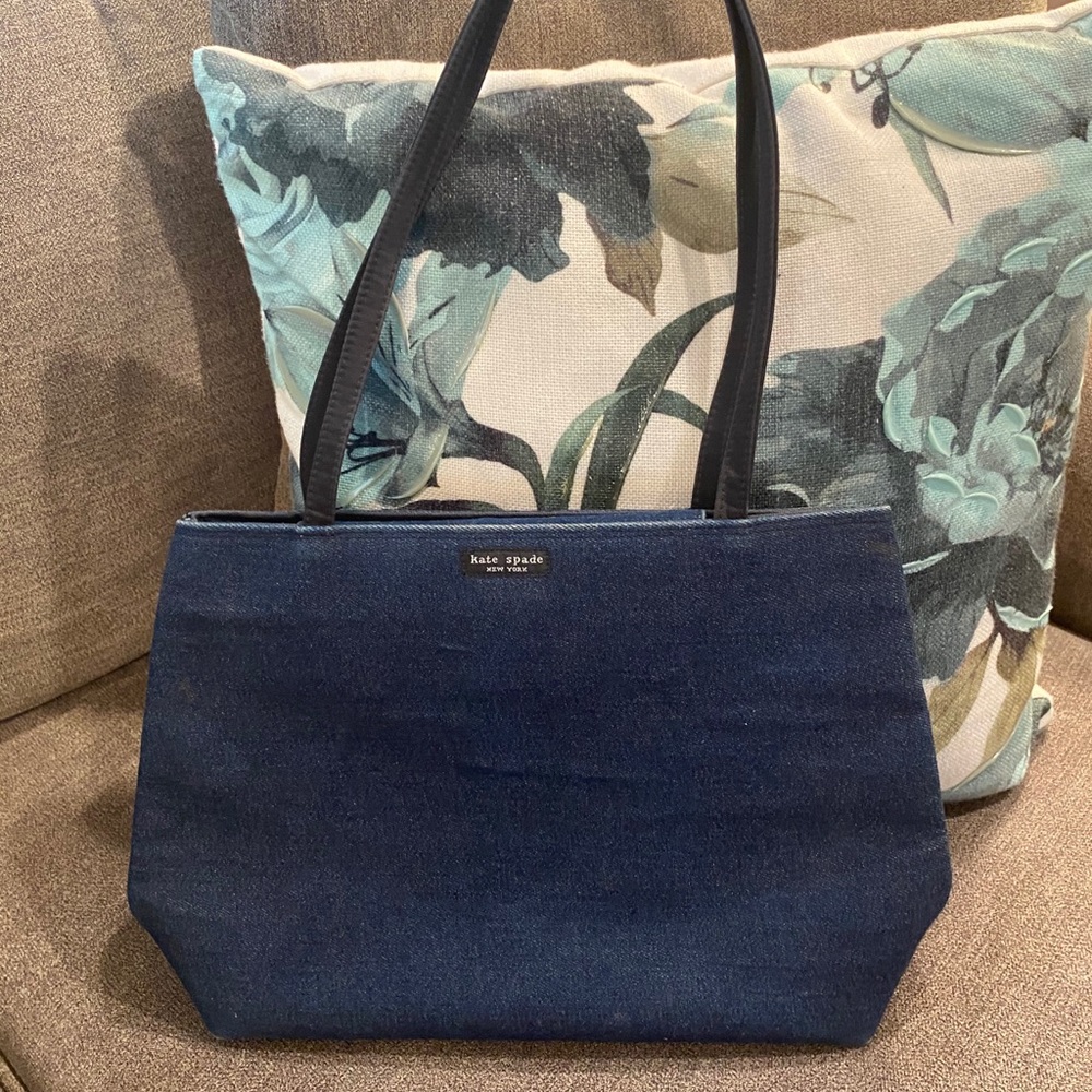 GENUINE VINTAGE KATE SPADE DENIM TOTE